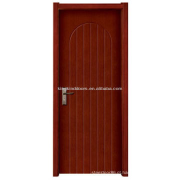 Do competidor clássico de madeira porta MS-108 sólida porta de madeira Interior com Design simples